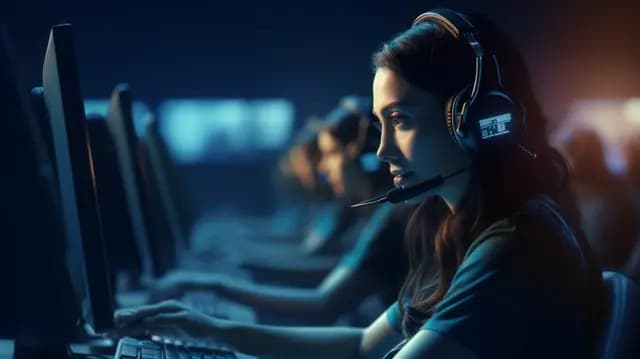 call center image