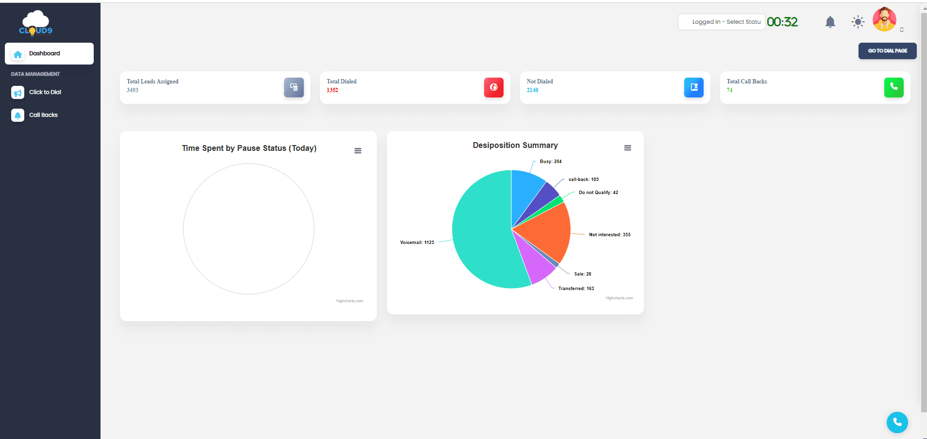 Agent Dashboard